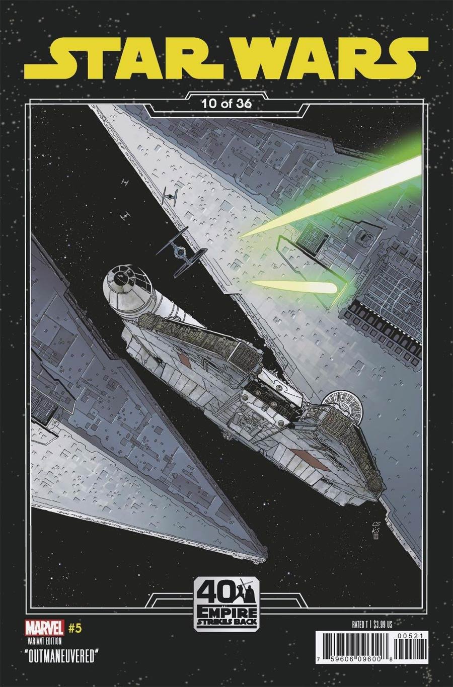 Star Wars Vol 5 #5 Cover B Variant Chris Sprouse Empire Strikes Back Cover