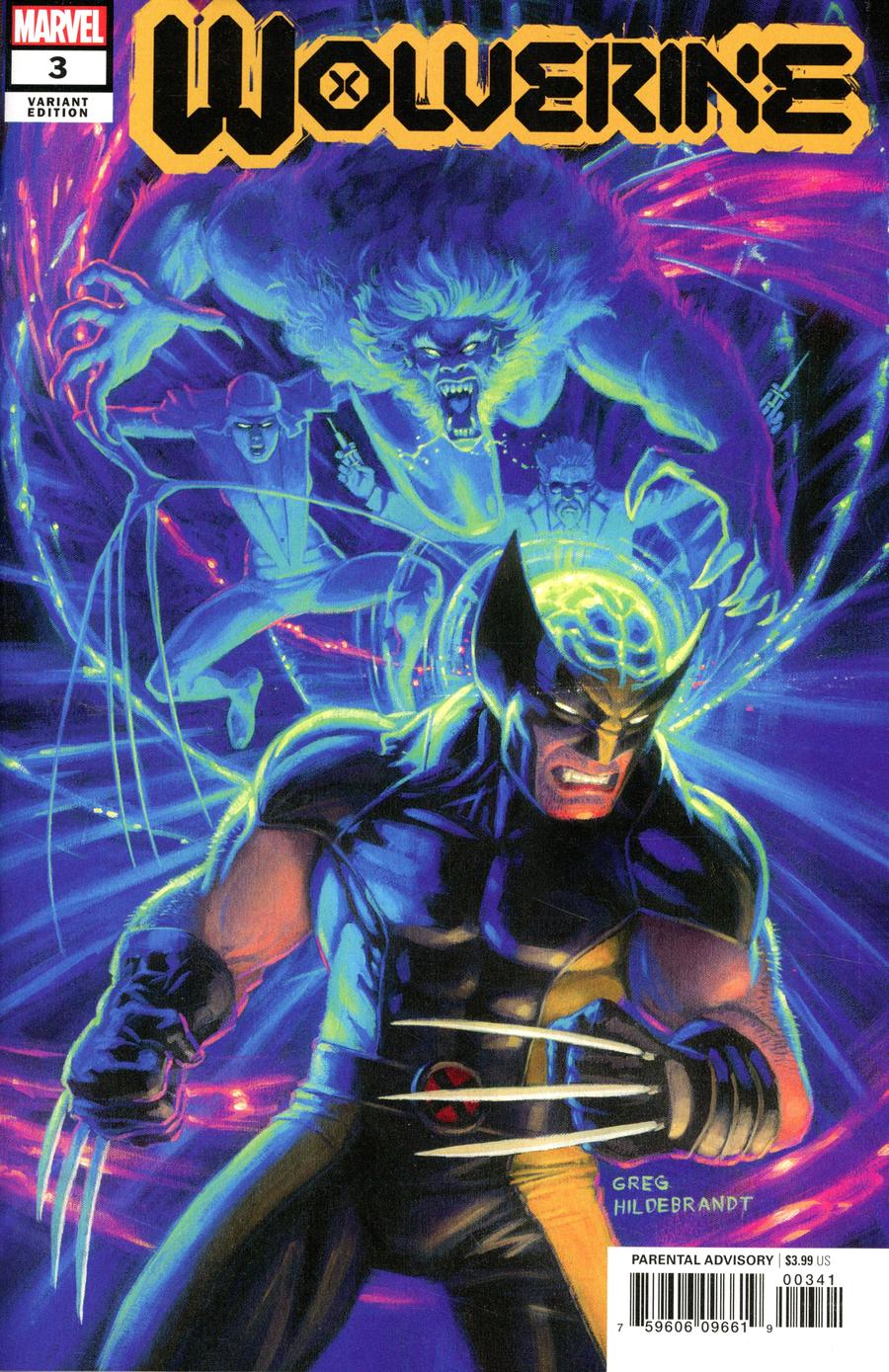 Wolverine Vol 7 #3 Cover C Variant Adam Kubert & Greg Hildebrandt Cover