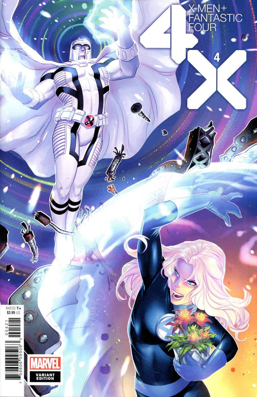 X-Men Fantastic Four Vol 2 #4 Cover B Variant Meghan Hetrick Flower Cover