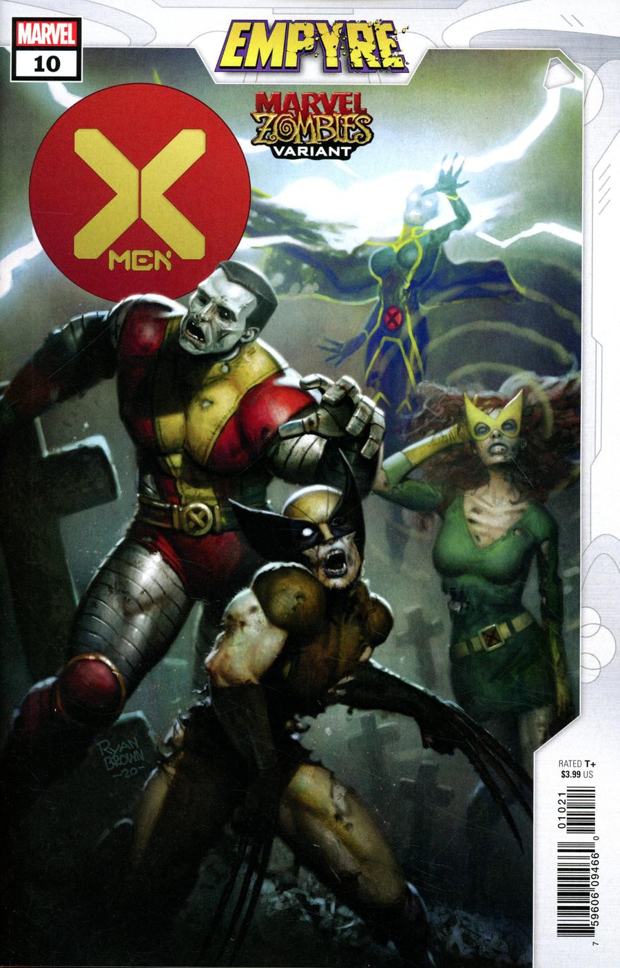 X-Men Vol 5 #10 Cover B Variant Ryan Brown Marvel Zombies Cover (Empyre Tie-In)