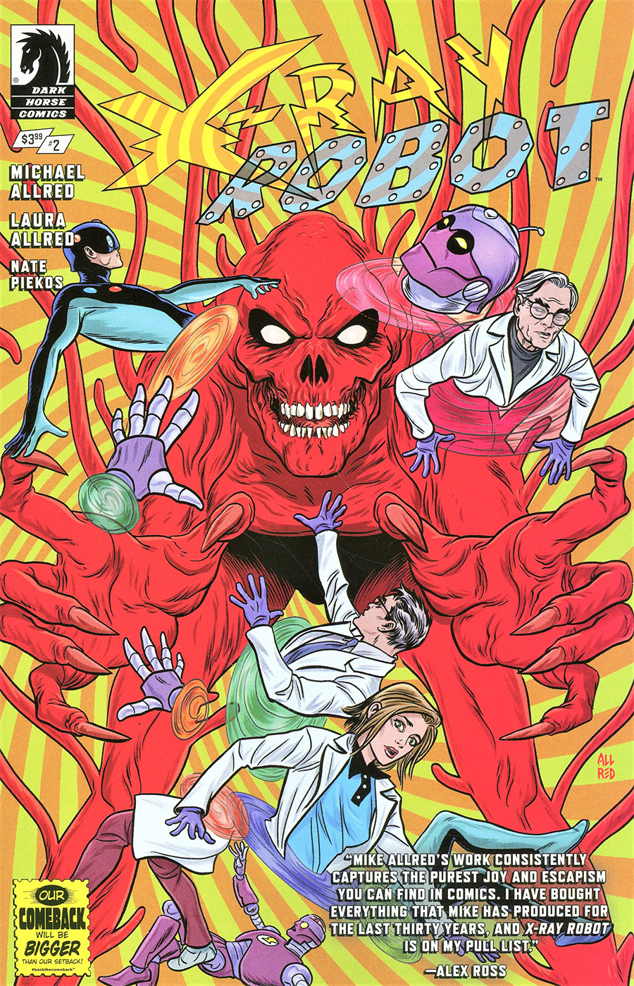 X-Ray Robot #2 Cover A Regular Michael Allred Cover