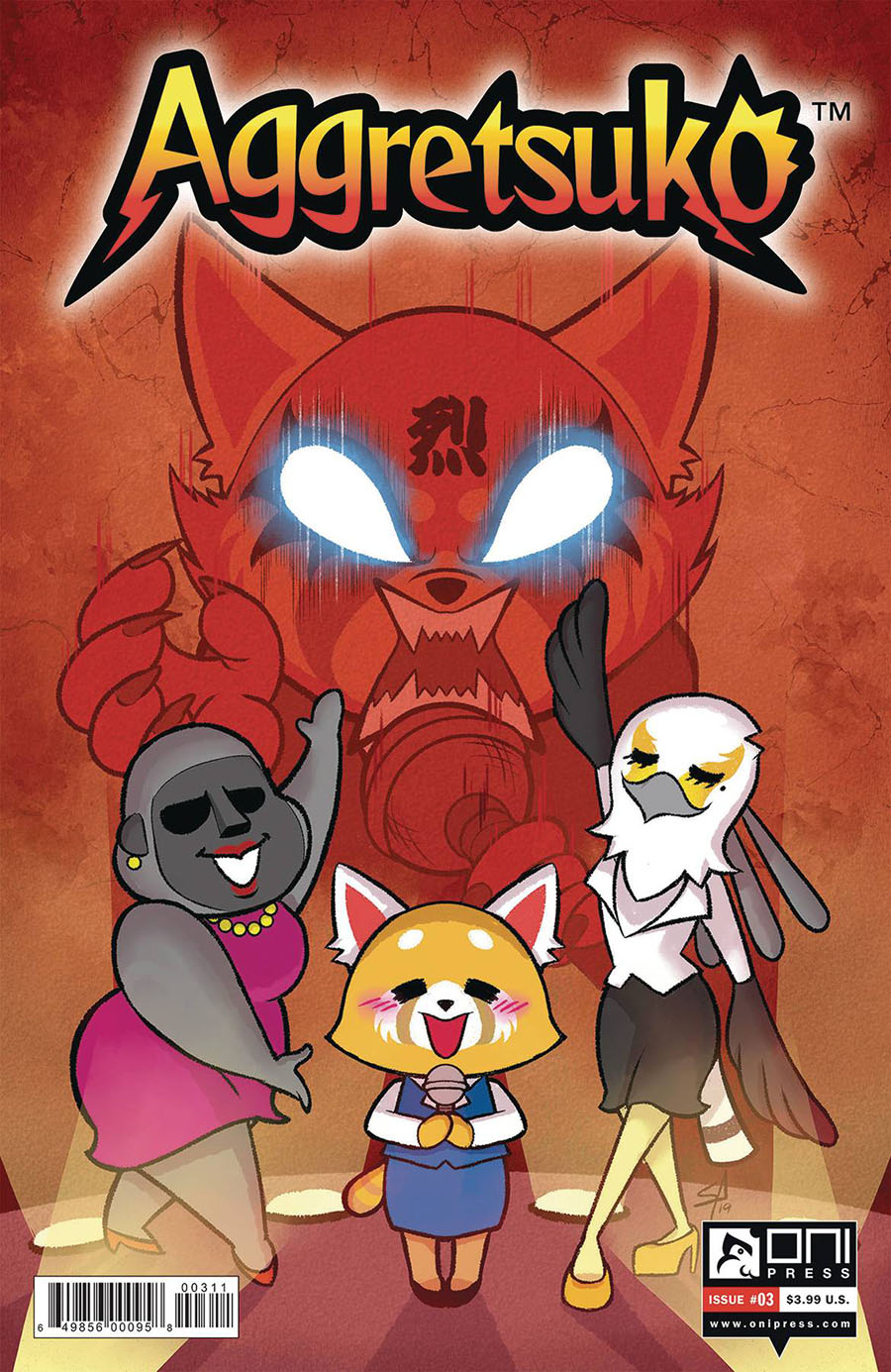 Aggretsuko #3 Cover B Variant Ian McGinty Cover