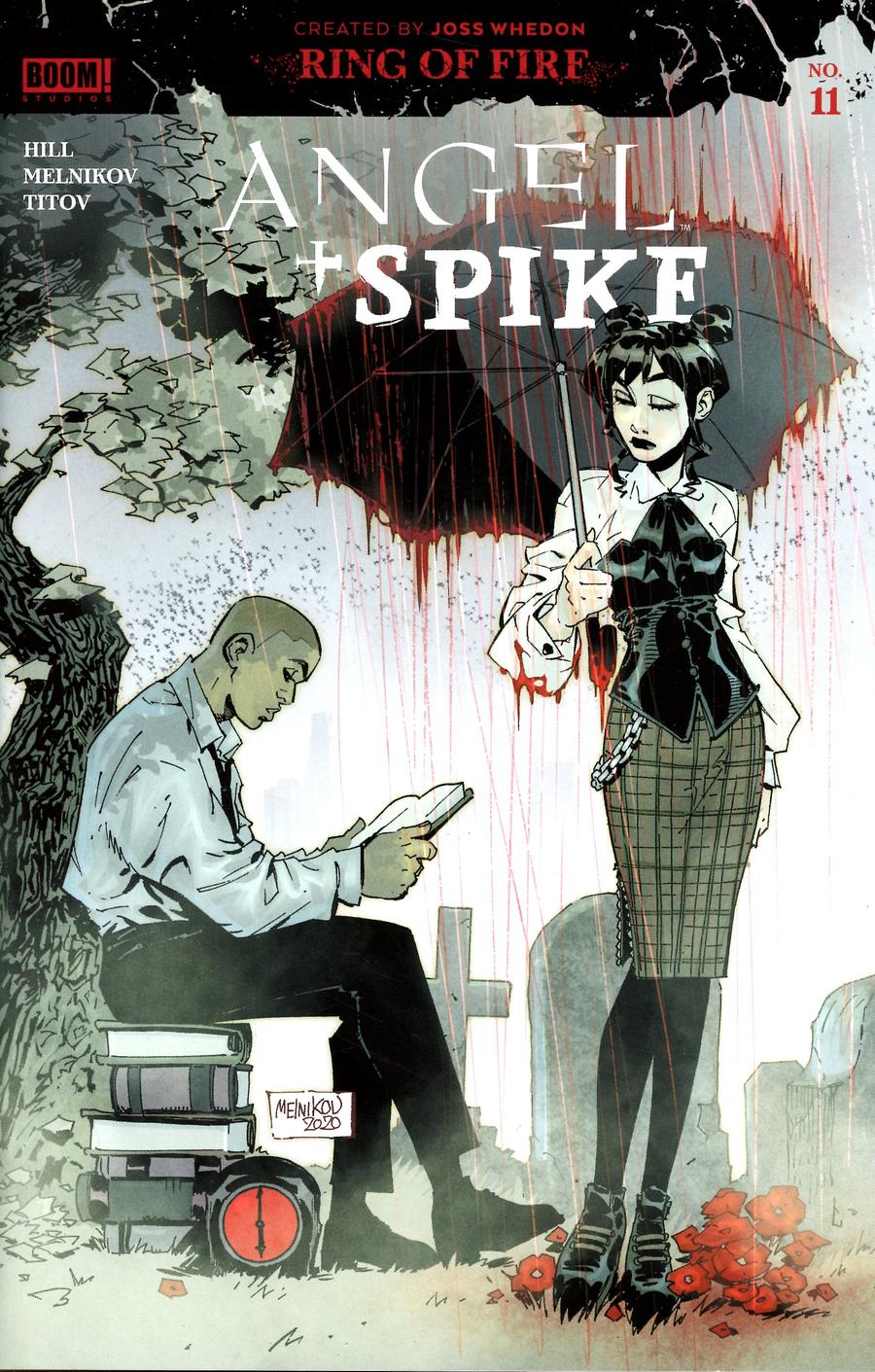 Angel & Spike #11 Cover B Variant Gleb Melnikov Spotlight Cover