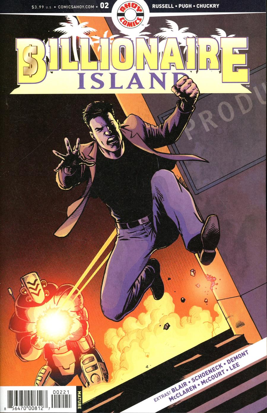 Billionaire Island #2 Cover B Variant Darick Robertson Cover