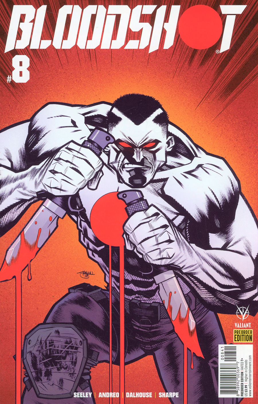 Bloodshot Vol 4 #8 Cover D Variant Pre-Order Edition