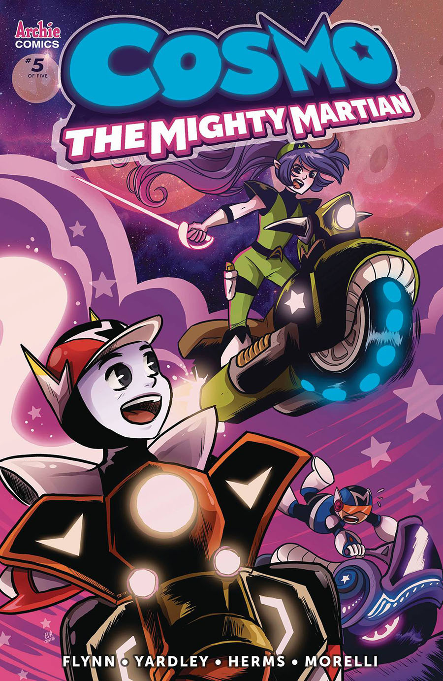 Cosmo The Mighty Martian #5 Cover B Variant Eva Cabrera Cover