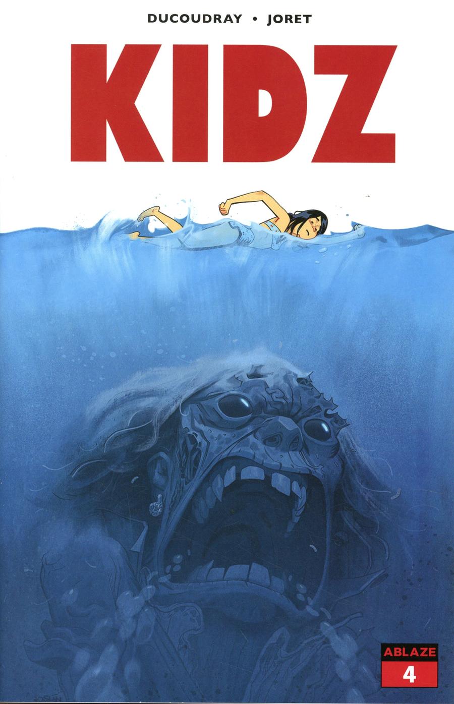 Kidz #4 Cover C Variant Jocelyn Joret Jaws Parody Cover