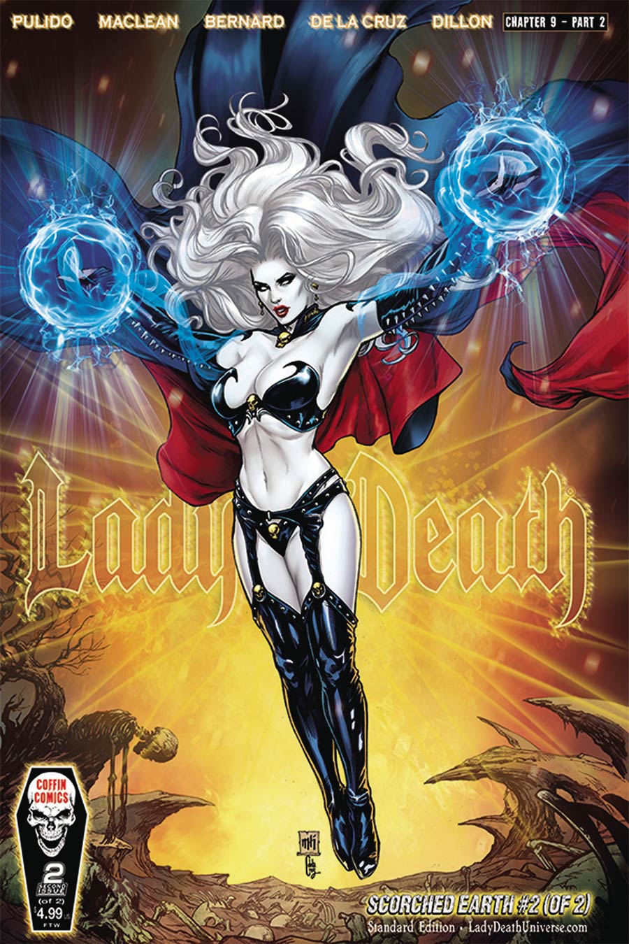 Lady Death Scorched Earth #2 Cover A Regular Mike Krome Cover