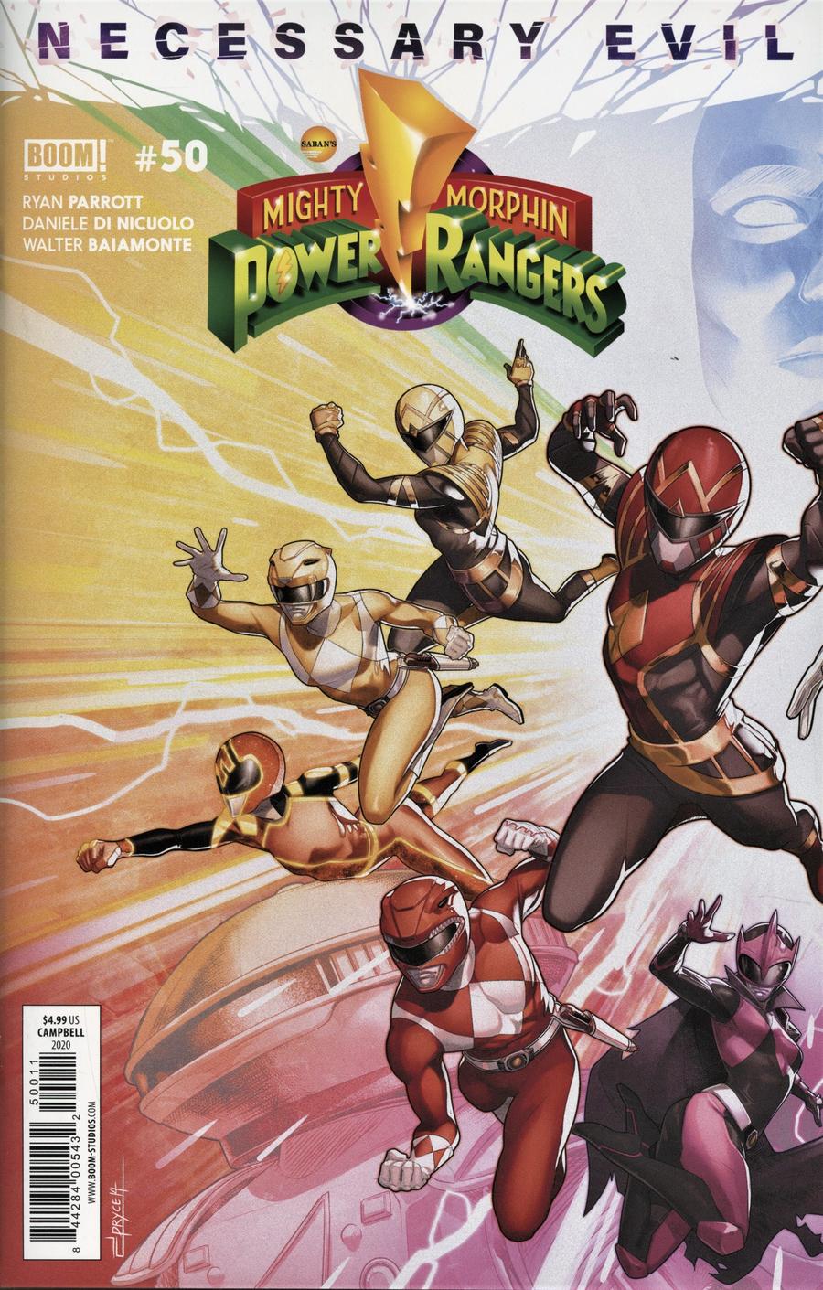 Mighty Morphin Power Rangers (BOOM Studios) #50 Cover A 1st Ptg Regular Jamal Campbell Connecting Left Side Cover