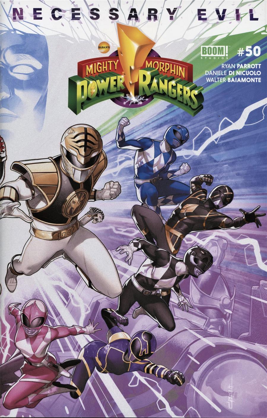 Mighty Morphin Power Rangers (BOOM Studios) #50 Cover B Variant Jamal Campbell Connecting Right Side Cover