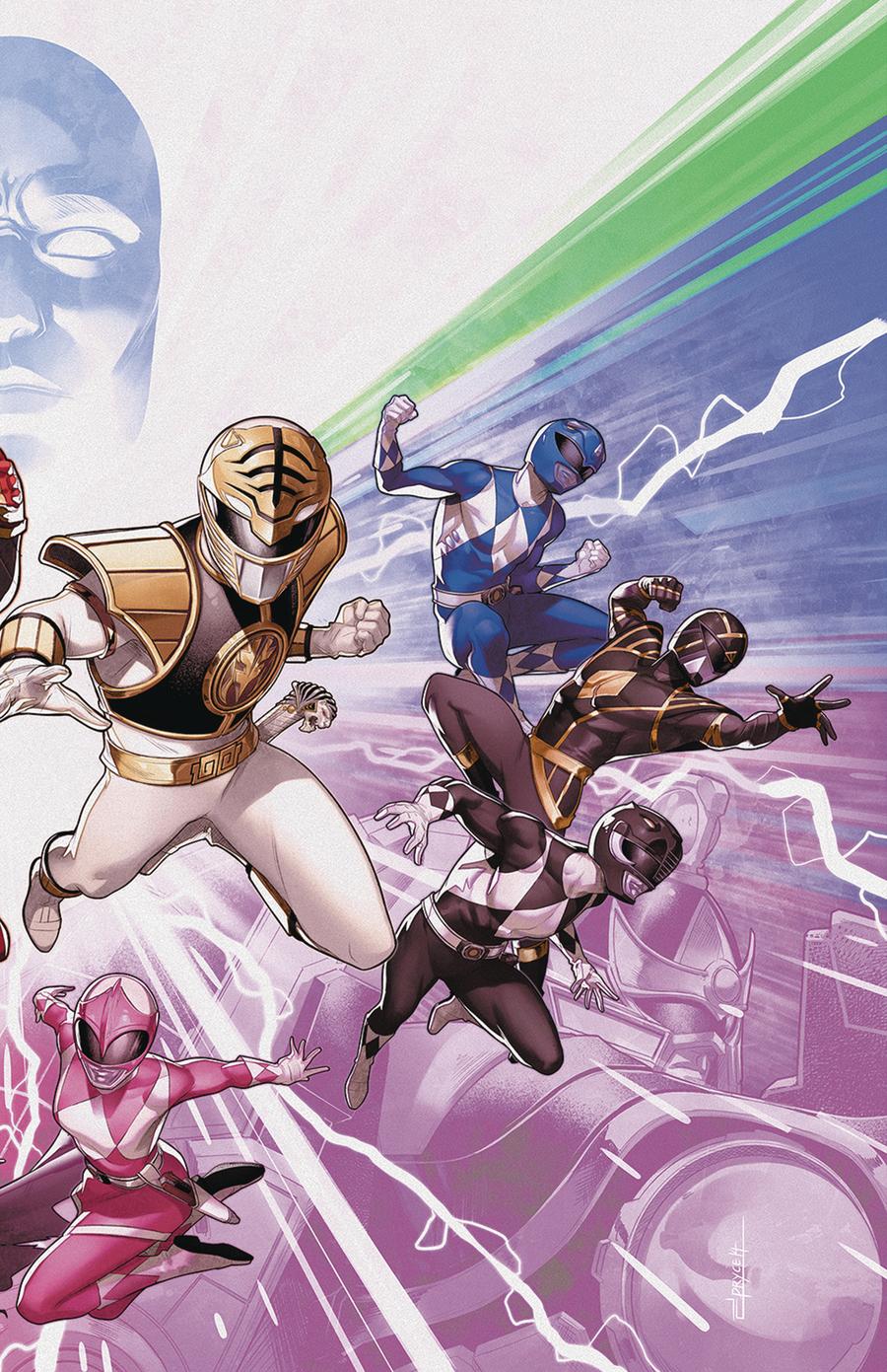 Mighty Morphin Power Rangers (BOOM Studios) #50 Cover C Variant Jamal Campbell Wraparound Foil Cover