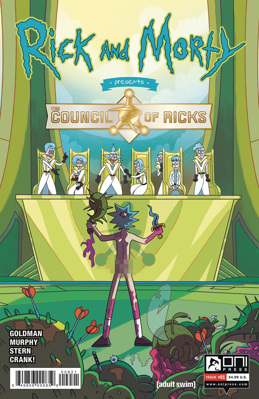 Rick And Morty Presents Council Of Ricks #1 Cover B Variant Julia Scott Cover