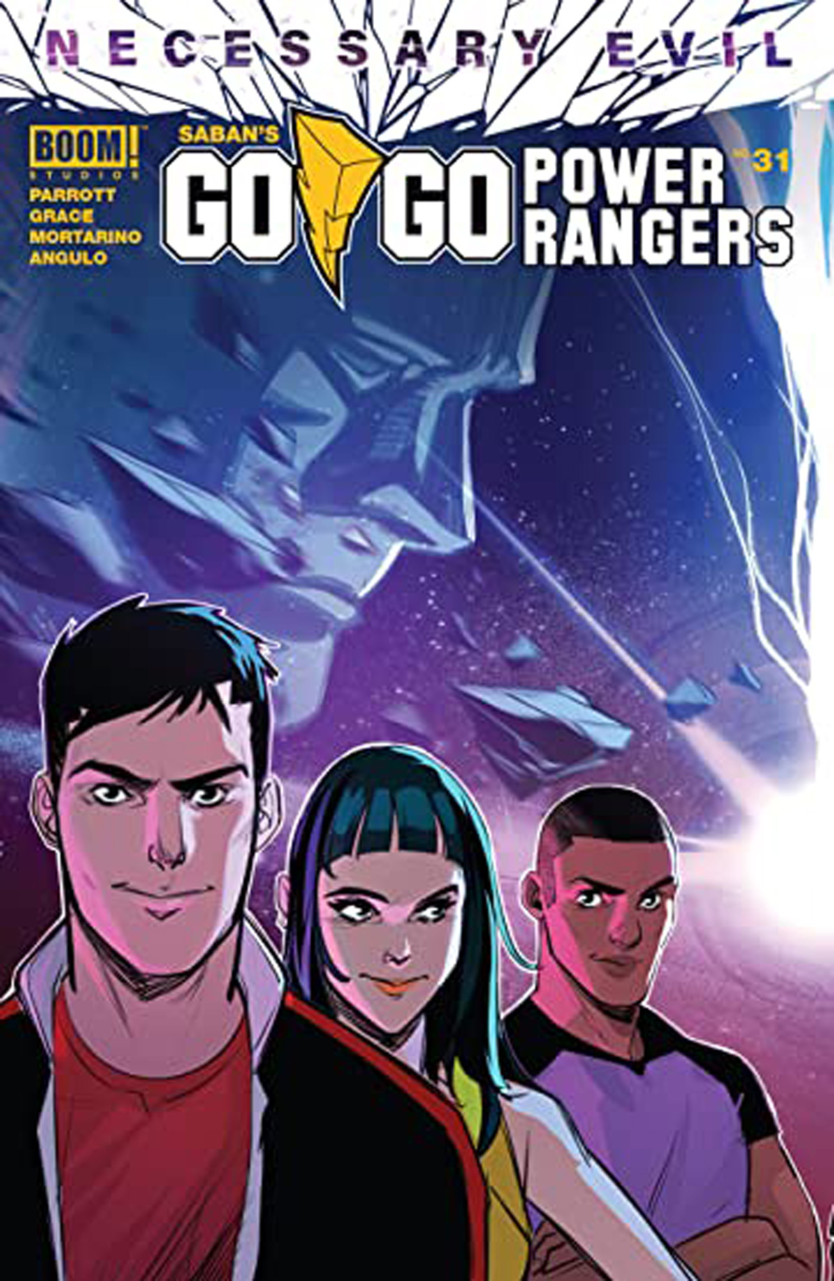 Sabans Go Go Power Rangers #31 Cover A Regular Eleonora Carlini Connecting Left Side Cover