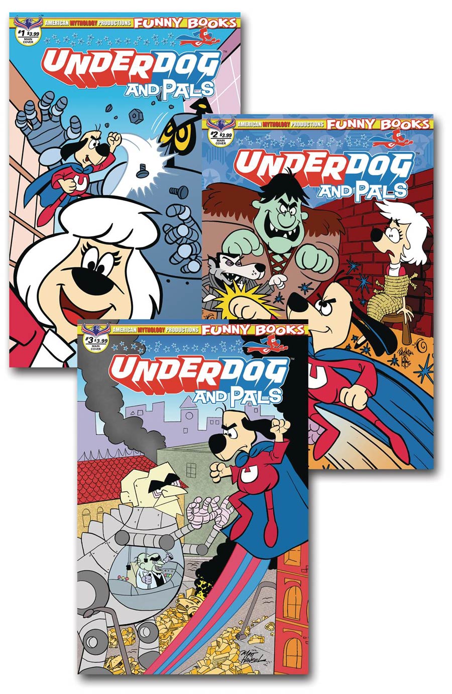 Underdog & Pals #1-3 Reader Set