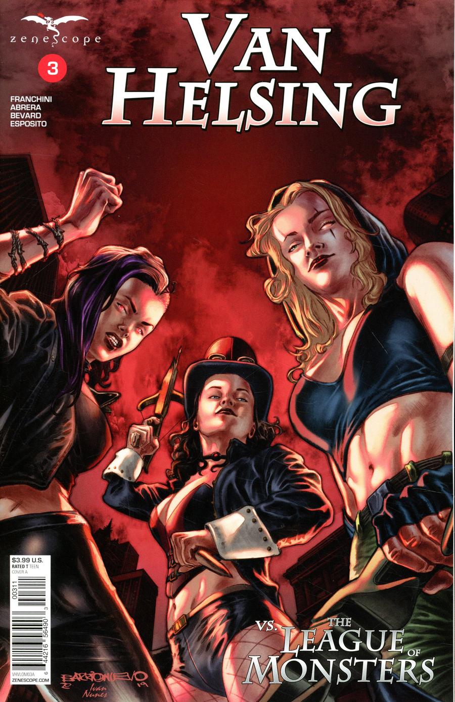 Grimm Fairy Tales Presents Van Helsing vs The League Of Monsters #3 Cover A Al Barrionuevo