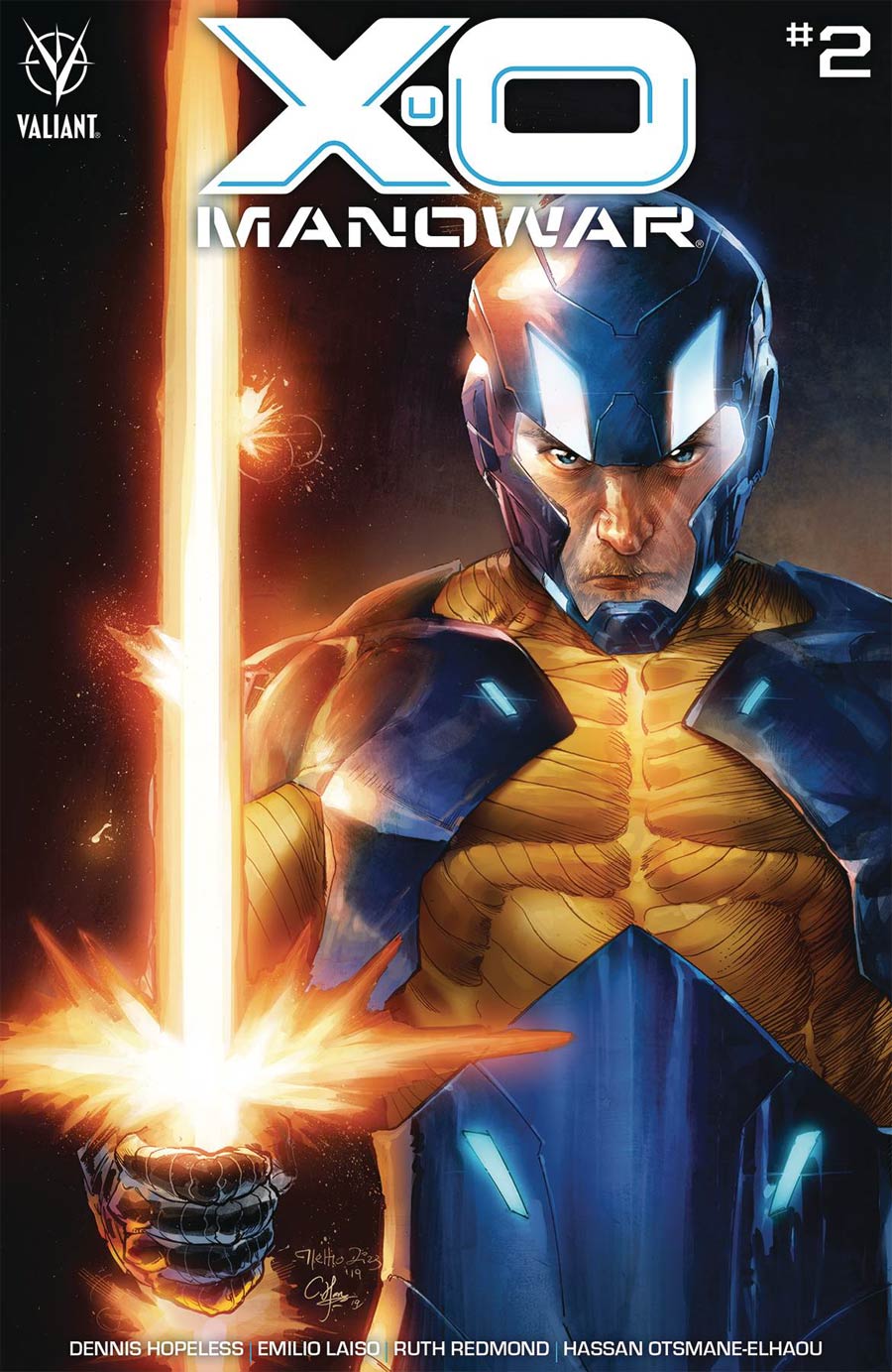 X-O Manowar Vol 5 #2 Cover B Variant Netho Diaz Cover