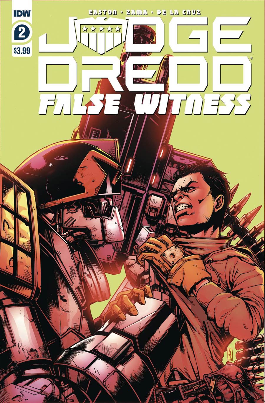 Judge Dredd False Witness #2 Cover A Regular Kei Zama Cover