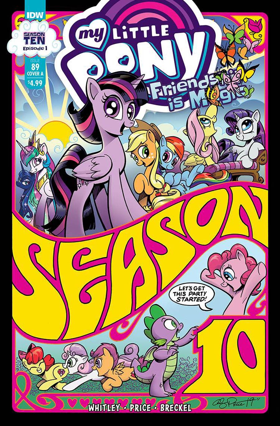 My Little Pony Friendship Is Magic #89 Cover A Regular Andy Price Cover
