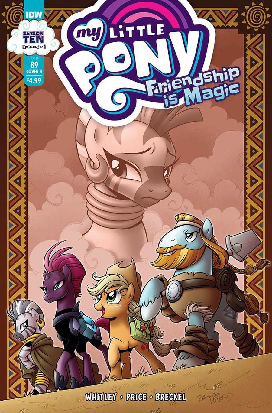 My Little Pony Friendship Is Magic #89 Cover B Variant Brenda Hickey Cover