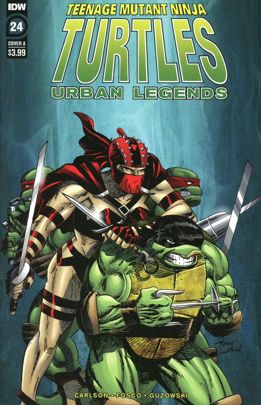 Teenage Mutant Ninja Turtles Urban Legends #24 Cover A Regular Frank Fosco Cover