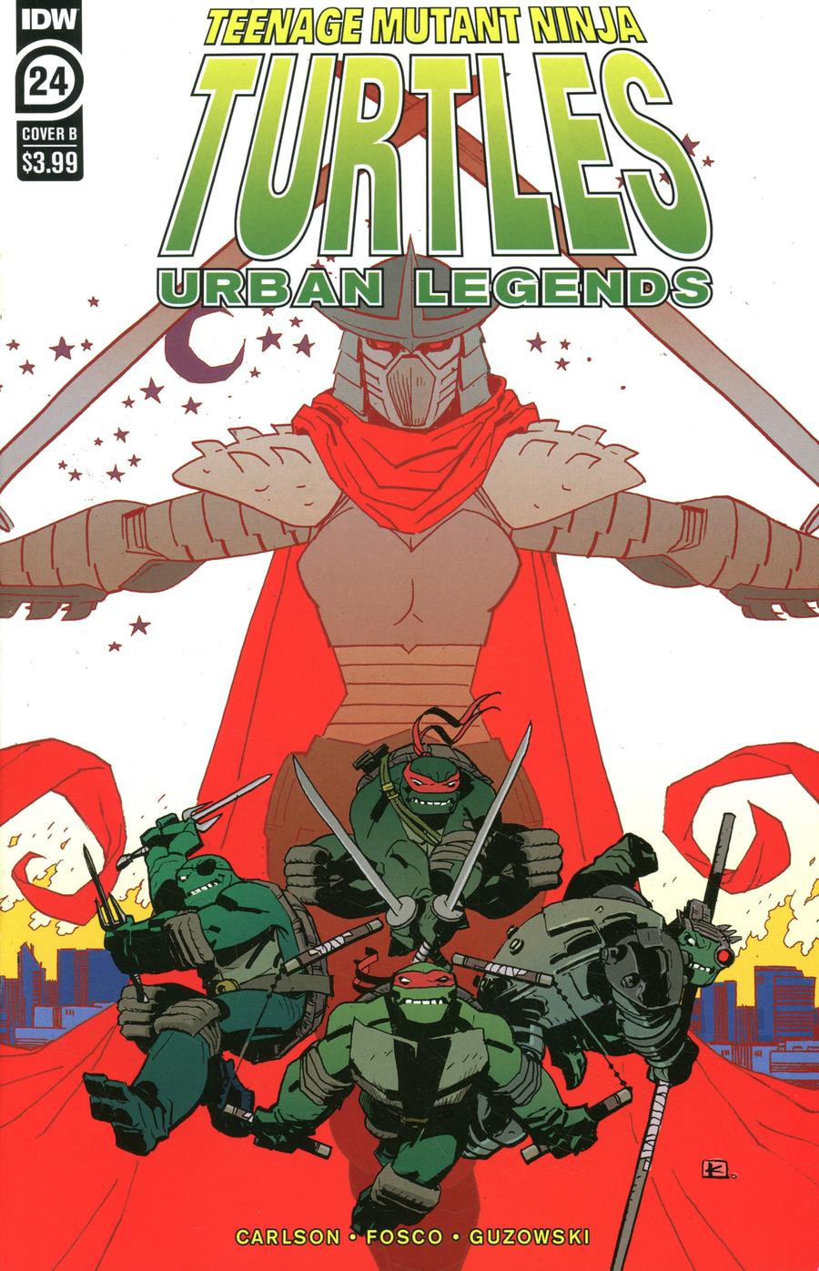 Teenage Mutant Ninja Turtles Urban Legends #24 Cover B Variant Andy Kuhn Cover