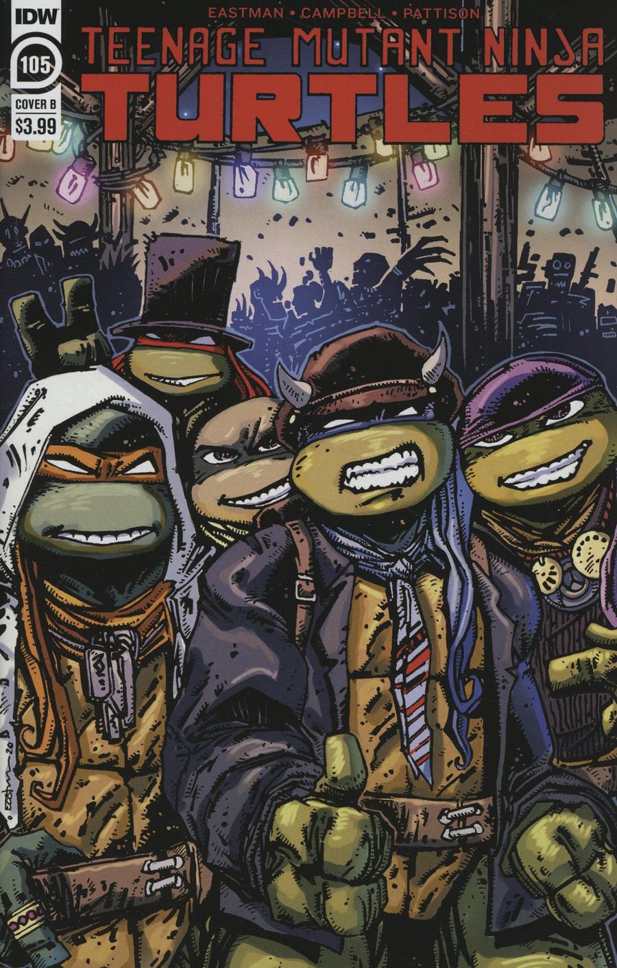 Teenage Mutant Ninja Turtles Vol 5 #105 Cover B Variant Kevin Eastman Cover