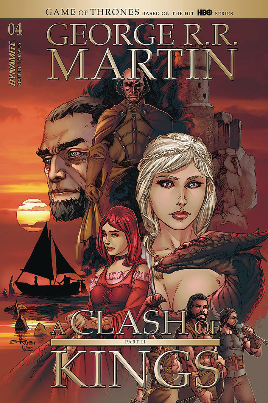 Game Of Thrones Clash Of Kings Vol 2 #4 Cover B Variant Mel Rubi Cover