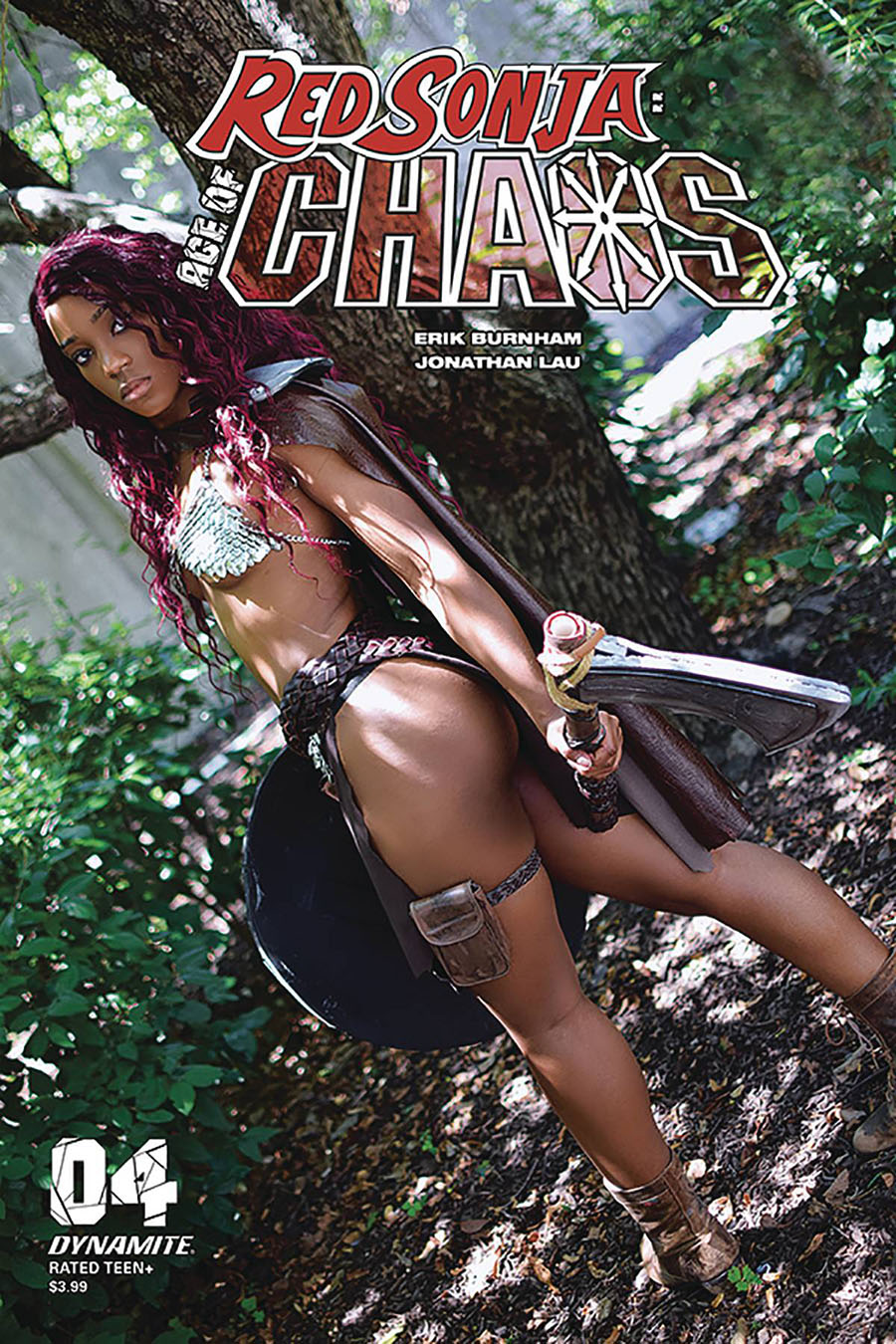 Red Sonja Age Of Chaos #4 Cover E Variant Vanta Black Cosplay Photo Cover