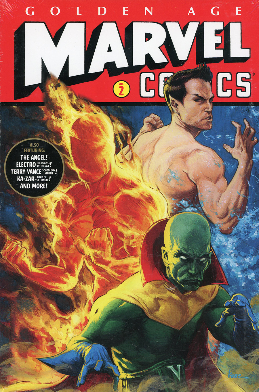 Golden Age Marvel Comics Omnibus Vol 2 HC Book Market Kaare Andrews Cover