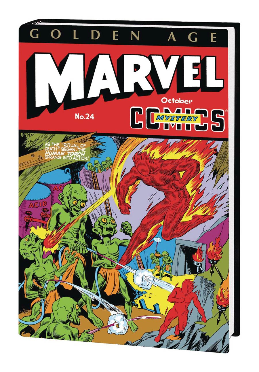 Golden Age Marvel Comics Omnibus Vol 2 HC Direct Market Alex Schomburg Variant Cover