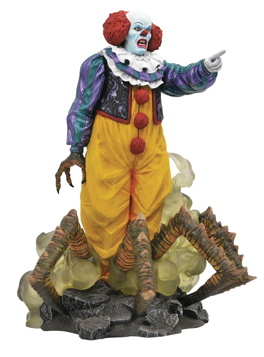 Horror Movie Gallery It (1990) Pennywise PVC Statue