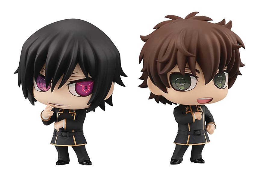 Code Geass Chimimega Buddy Series Lelouch & Suzaku 2-Piece Set