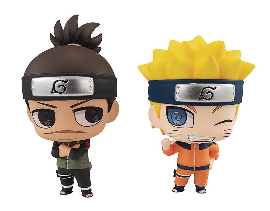 Naruto Chimimega Buddy Series Naruto & Iruka Umino 2-Piece Set