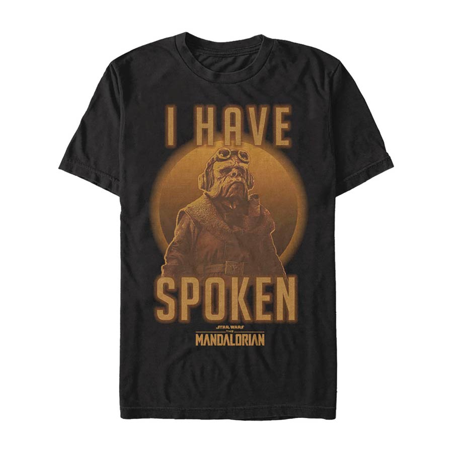 Star Wars The Mandalorian Kuiil Has Spoken T-Shirt Large