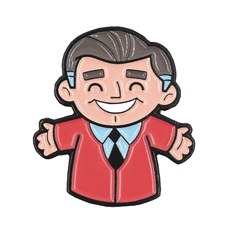 Mister Rogers Puppet Enamel Pin