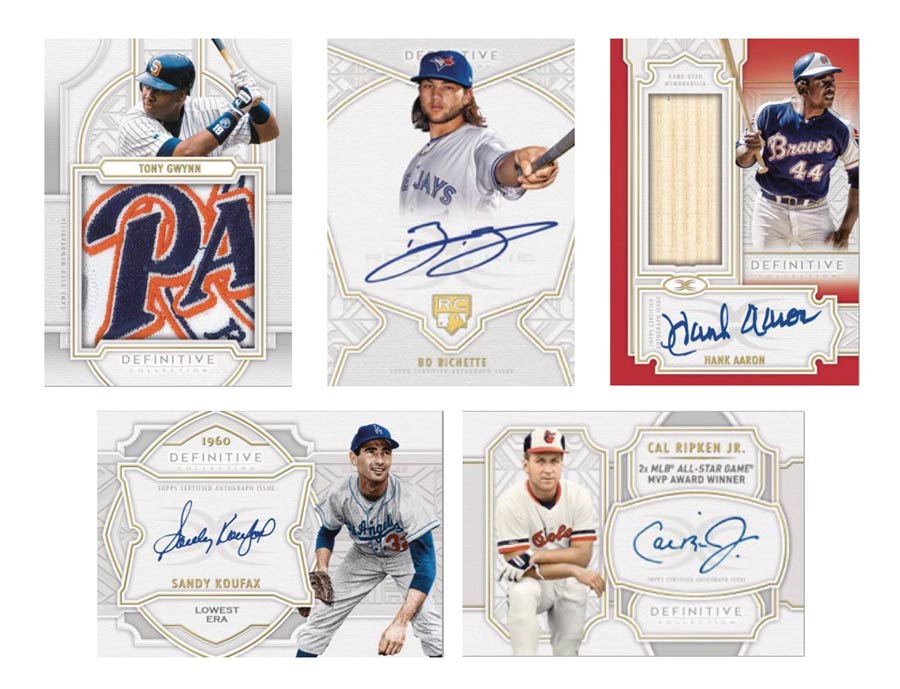 Topps 2020 Definitive Collection Baseball Trading Cards Box