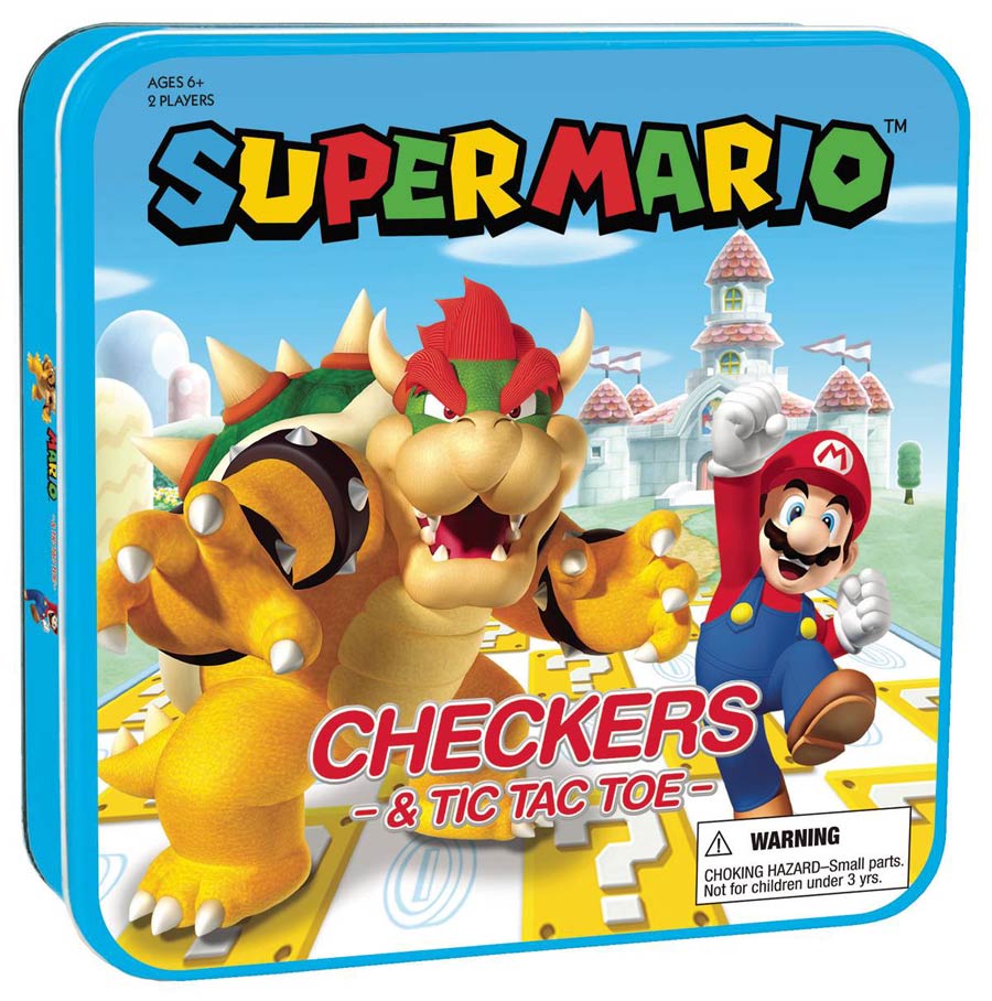 Super Mario Checkers & Tic Tac Toe