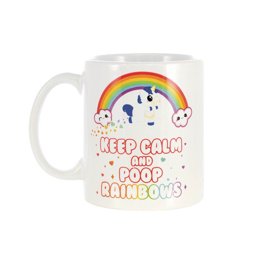Glitter Galaxy Keep Calm Unicorn Mug