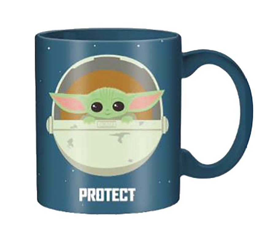 Star Wars The Mandalorian 20-Ounce Ceramic Mug - The Child Protect