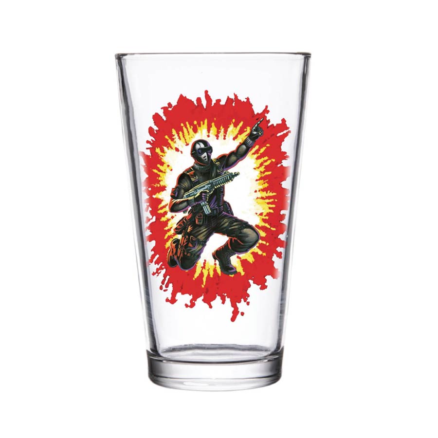 Super 7 GI Joe Pint Glass - Snake Eyes