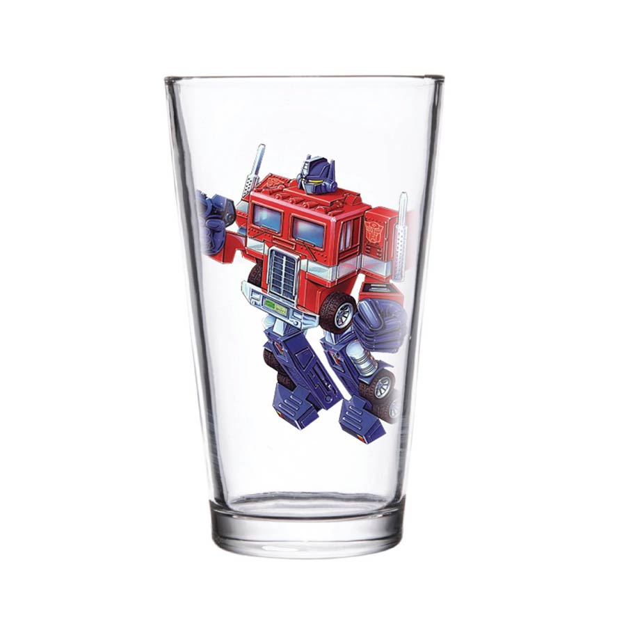 Super 7 Transformers Pint Glass - Optimus Prime