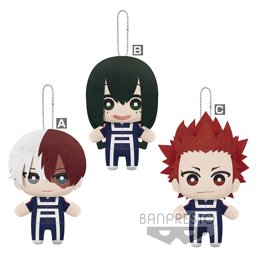 My Hero Academia Gym Suit 6-Inch Plush Dangler 52-Piece Assortment Case