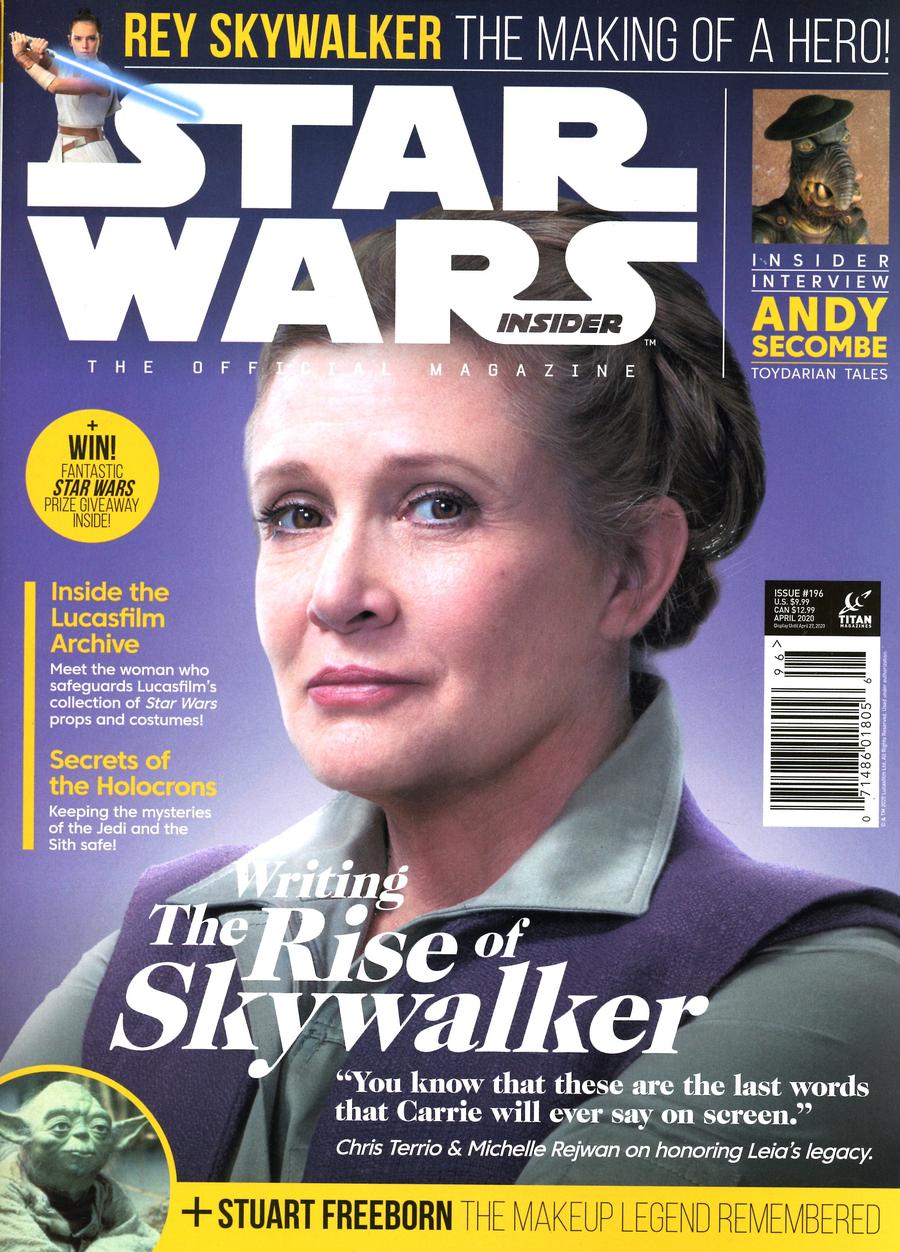 Star Wars Insider #196 April 2020 Newsstand Edition