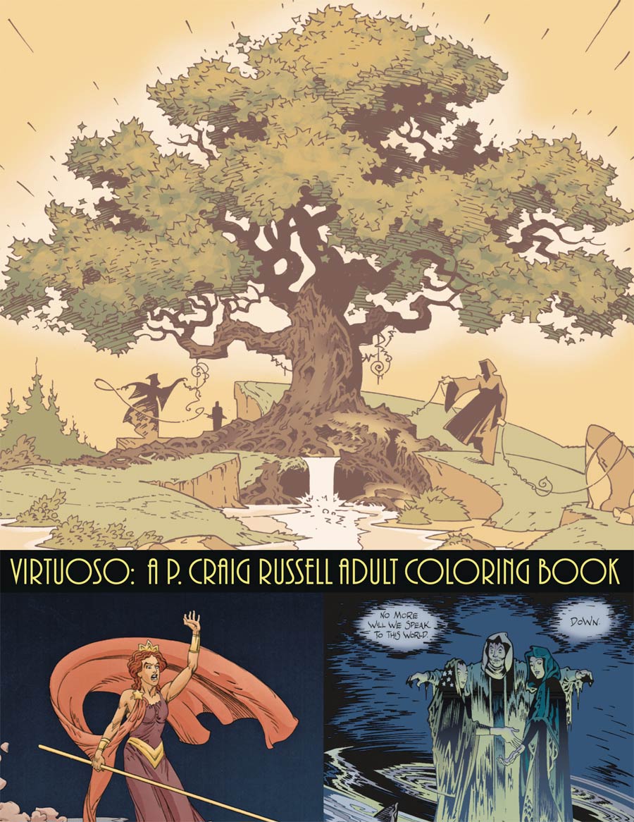 Download Virtuoso A P Craig Russell Adult Coloring Book Sc Midtown Comics