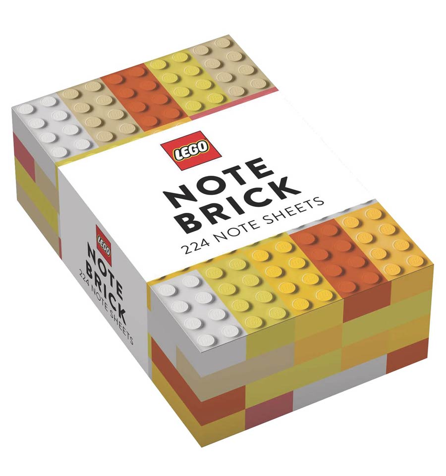 Lego Brick Yellow-Orange Note Brick