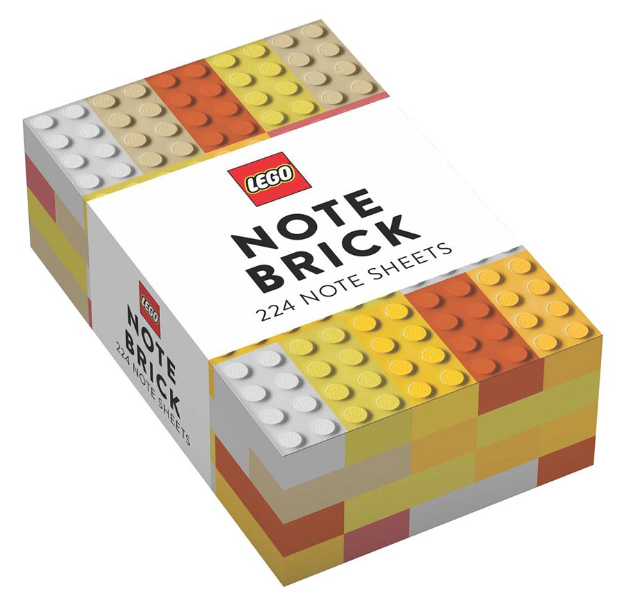 Lego Brick Yellow-Orange Note Brick