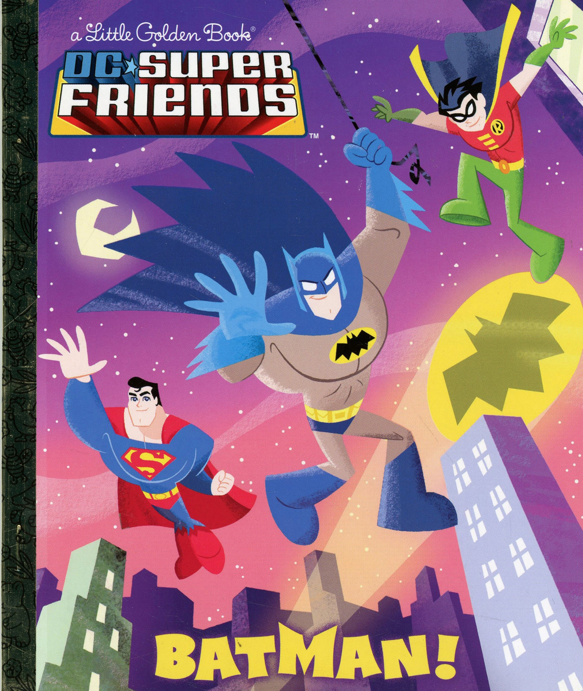 DC Super Friends Batman Little Golden Book HC