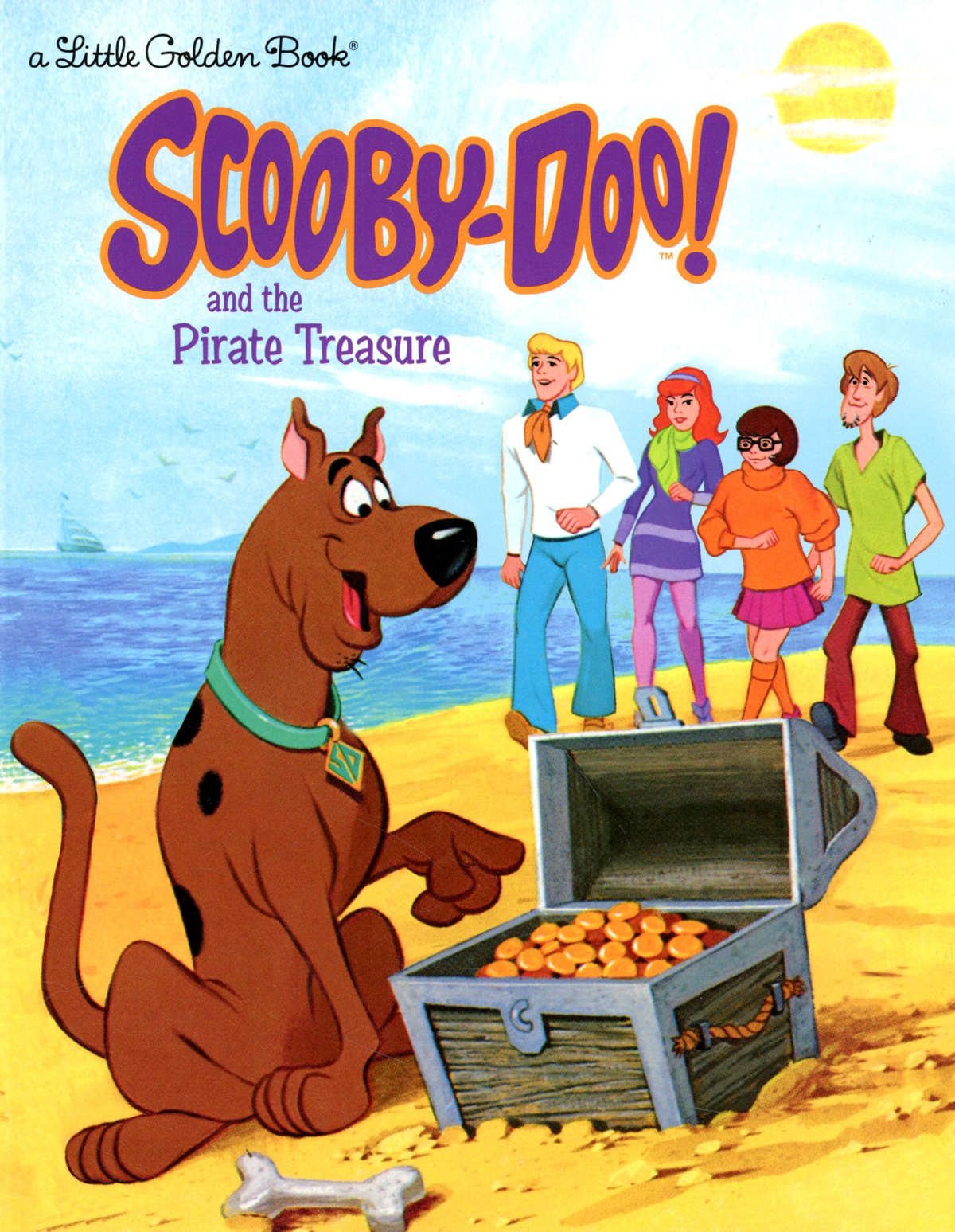 Scooby-Doo And The Pirate Treasure Little Golden Book HC