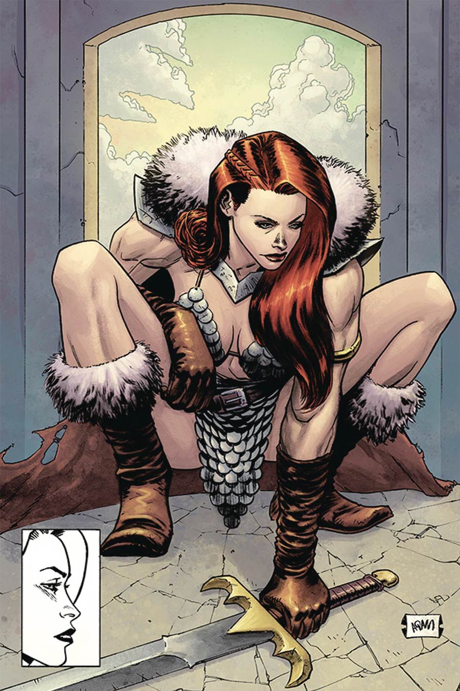 Red Sonja Vol 8 #15 Cover J Incentive Adam Gorham Todd McFarlane Homage Virgin Variant Cover