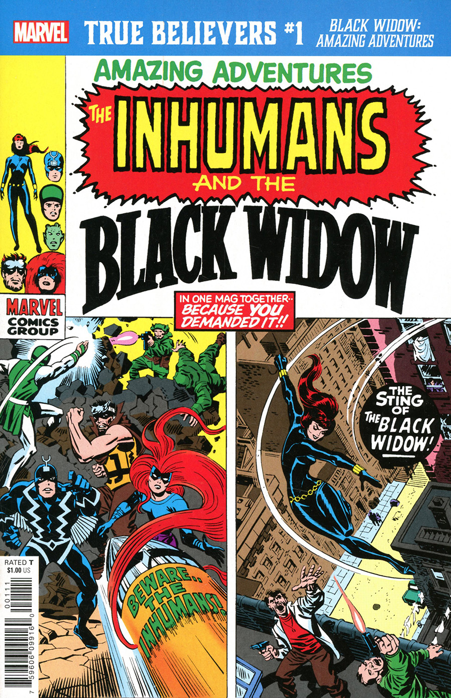 True Believers Black Widow Amazing Adventures #1